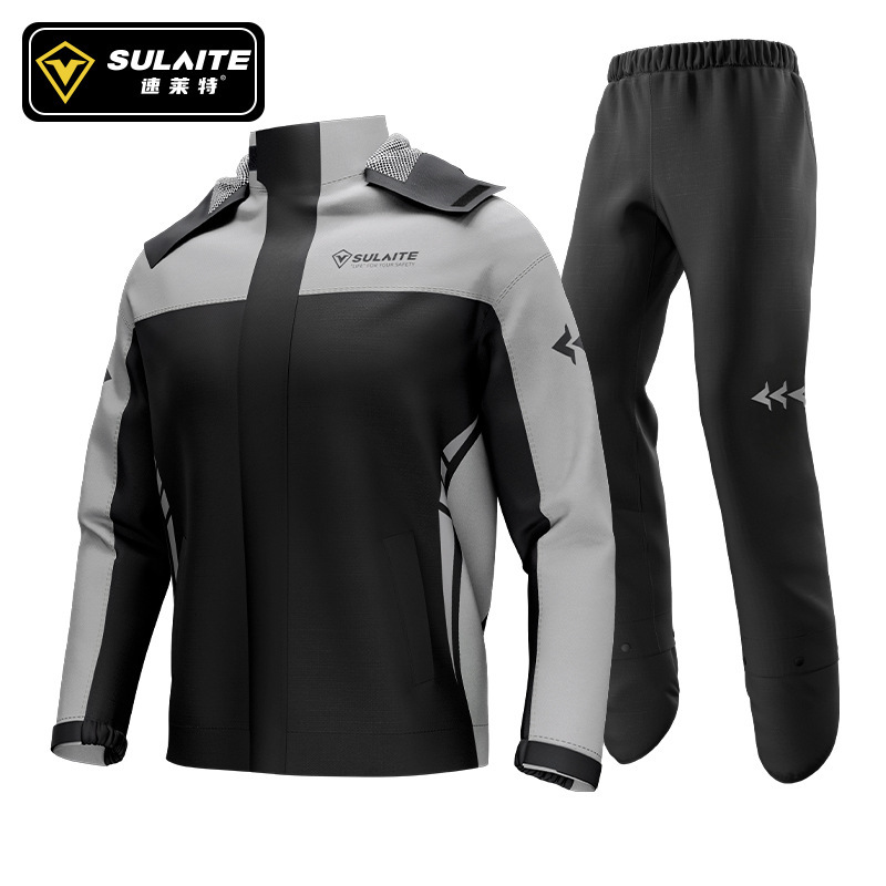 Motorcycle Rain Suit - SULAITE Split Motorcycle Rain Suit Oxford