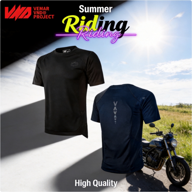 Motorcycle Gear Sleeve - Summer Motorbike T-Shirt CE1 Protective Gear