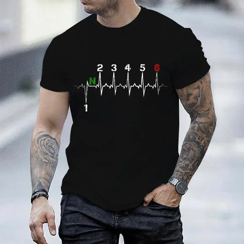 Motorcycle Gear Brand - Men Brand T-shirts Motorcycle Gear Shift