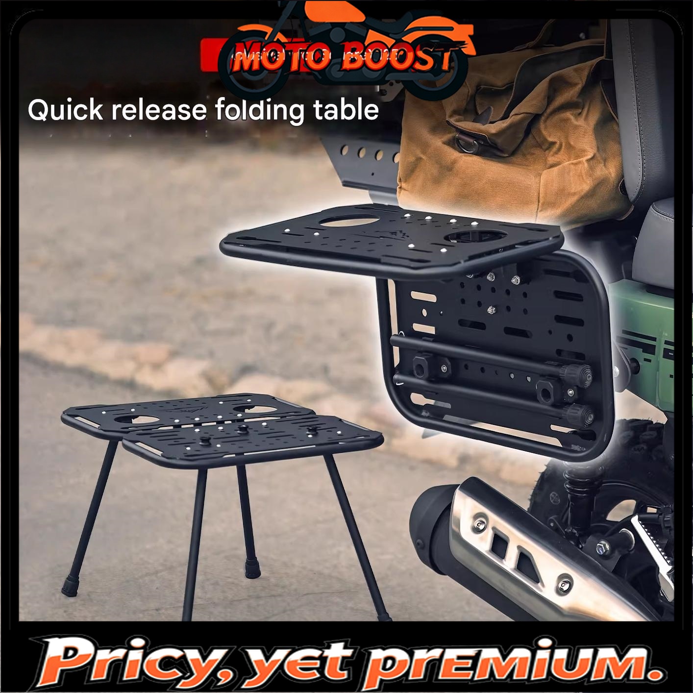 Motorcycle Gear Rack - For honda SquareX125 Quick Release Rear