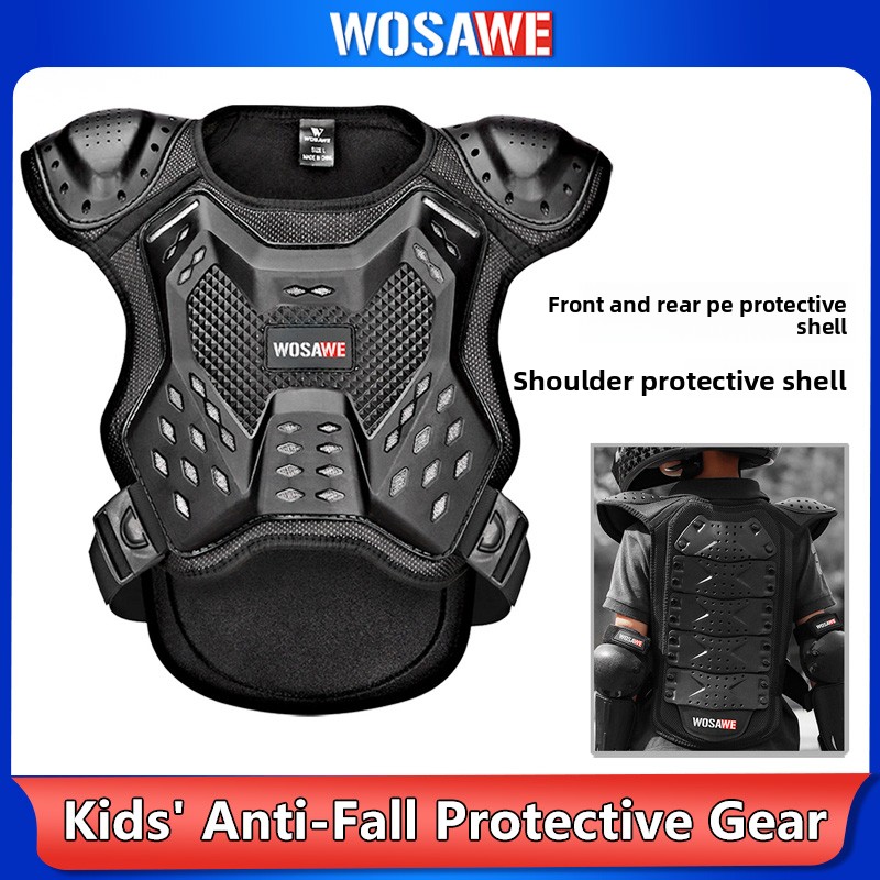 Motorcycle Gear Vest - WOSAWE Motorcycle Body Armor Vest Chest