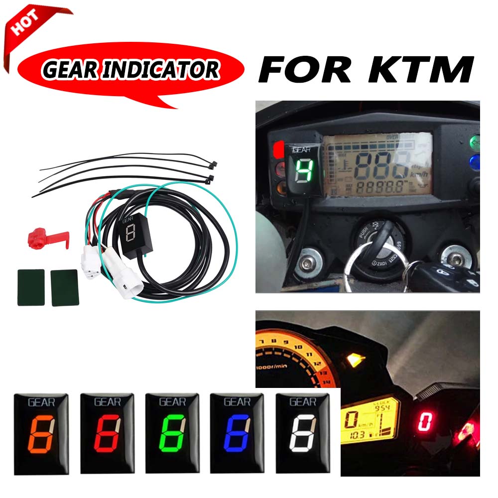 Motorcycle Gear Display - Motorcycle Parts 1-6 Gear Indicator For
