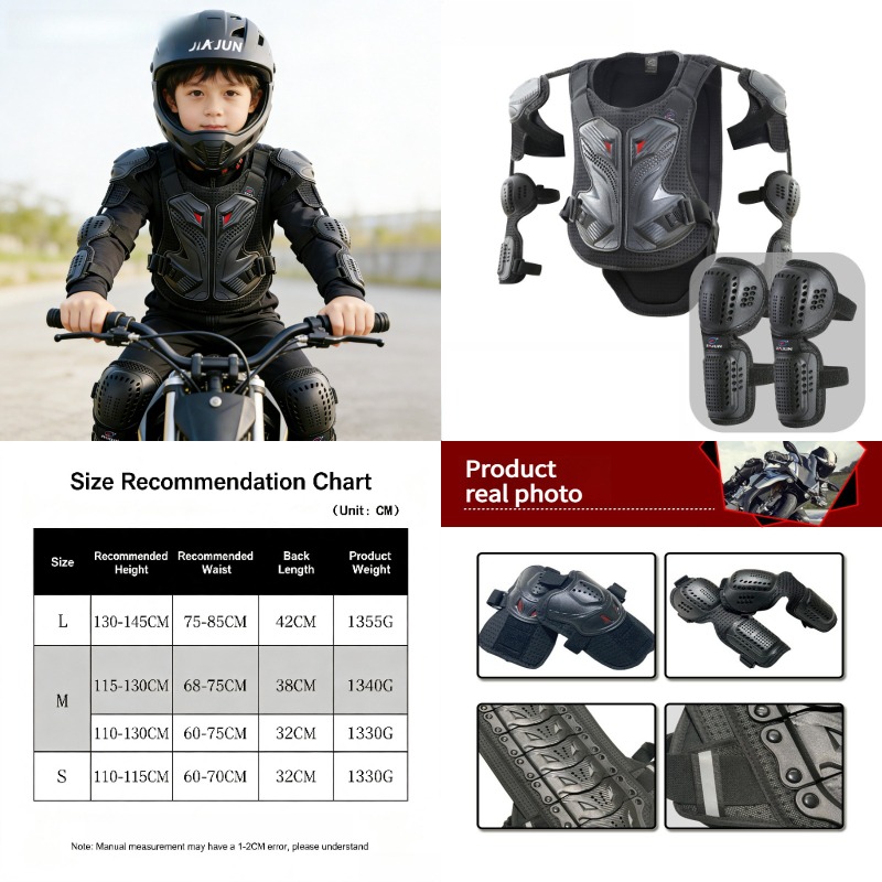 Motorcycle Gear Vest - Newly Children Motorcycle Body Armor Vest