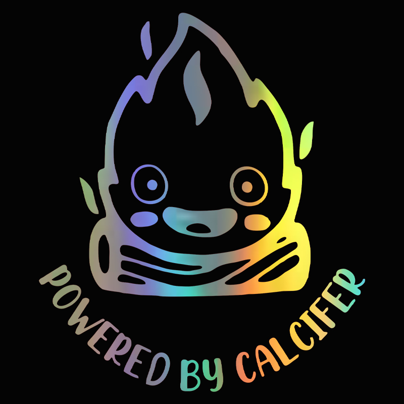 Motorcycle Gear Cover - Powered by Calcifer Fuel Tank Cap