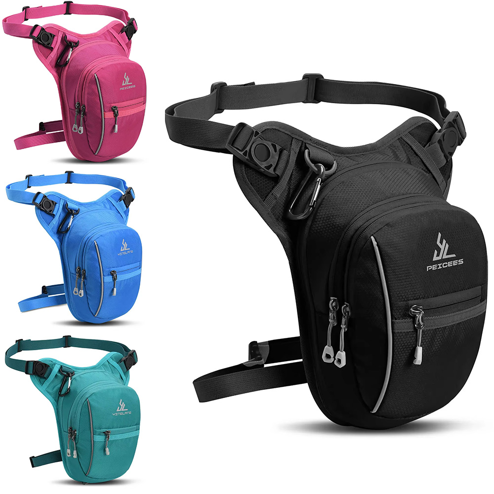 Motorcycle Gear Bag - Motorcycle Leg Protector Bag,Fashionable Waist Bag,Outdoor