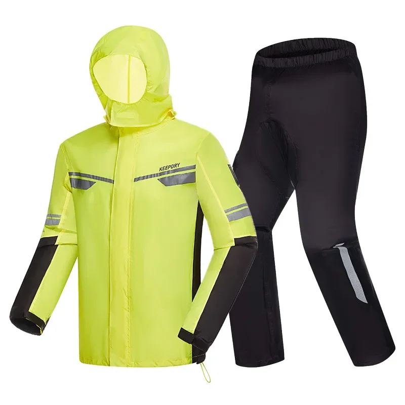 Motorcycle Split Raincoat Rain - Motorcycle Rain Suit ulasan dan harga