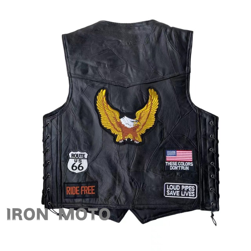 NEW Motorcycle Vests Men Cafe  - Motorcycle Gear Vest ulasan dan harga