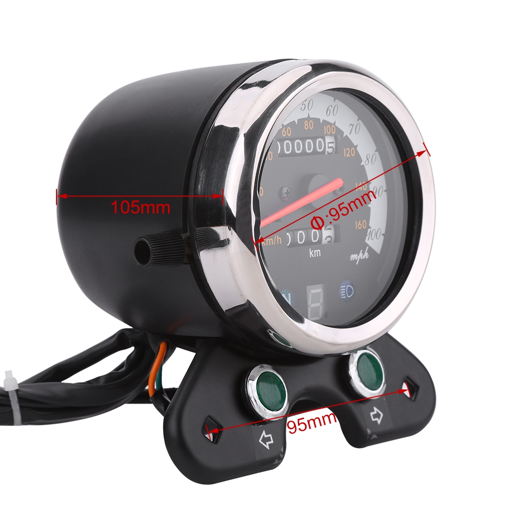Motorcycle Speedometer Speedo  - Motorcycle Gear Display ulasan dan harga