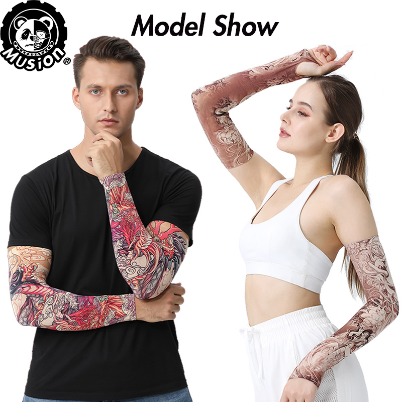 Musion New Seamless Tattoo Sle - Motorcycle Gear Sleeve ulasan dan harga