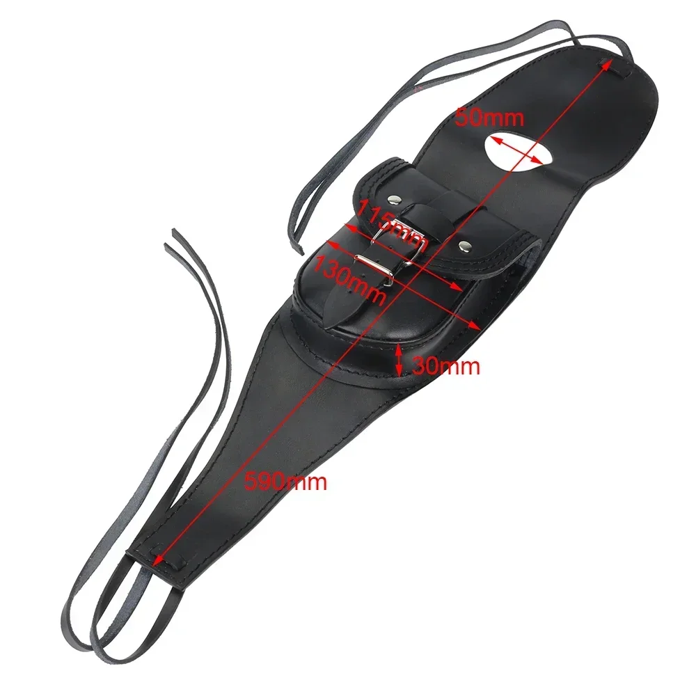 Motorcycle Black PU Leather Fu - Motorcycle Gear Bag ulasan dan harga