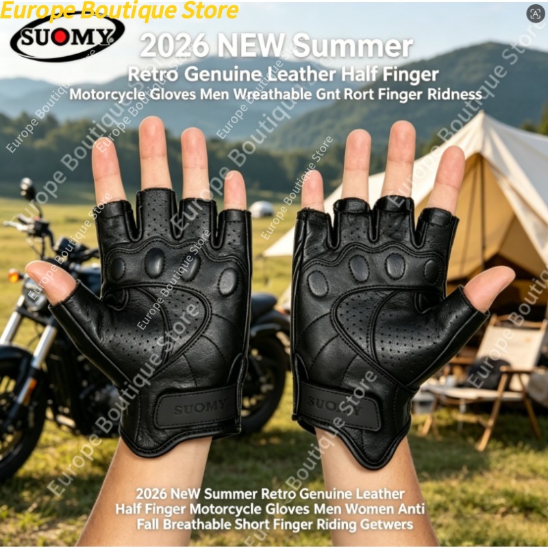 Retro Half Finger Motorcycle G - Motorcycle Gear Sleeve ulasan dan harga