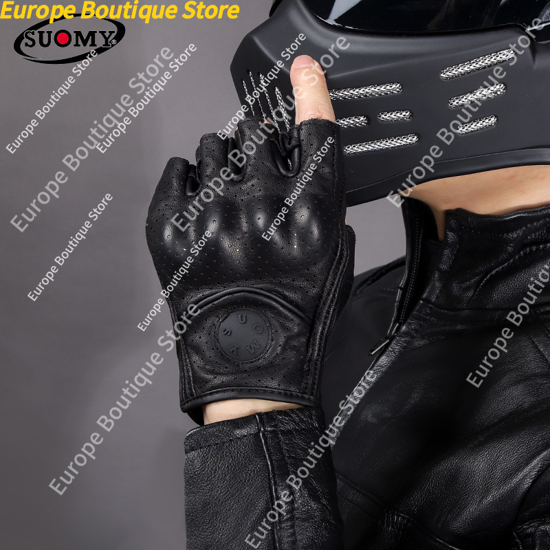 Retro Half Finger Motorcycle G - Motorcycle Gear Sleeve ulasan dan harga