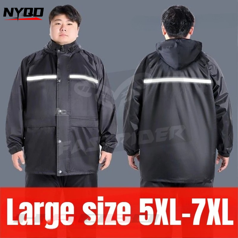 6XL 7XL 8XL Motorcycle Riding  - Motorcycle Rain Suit ulasan dan harga