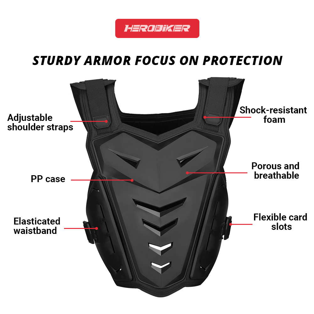 Motocross Body Armor Motorcycl - Motorcycle Gear Vest ulasan dan harga
