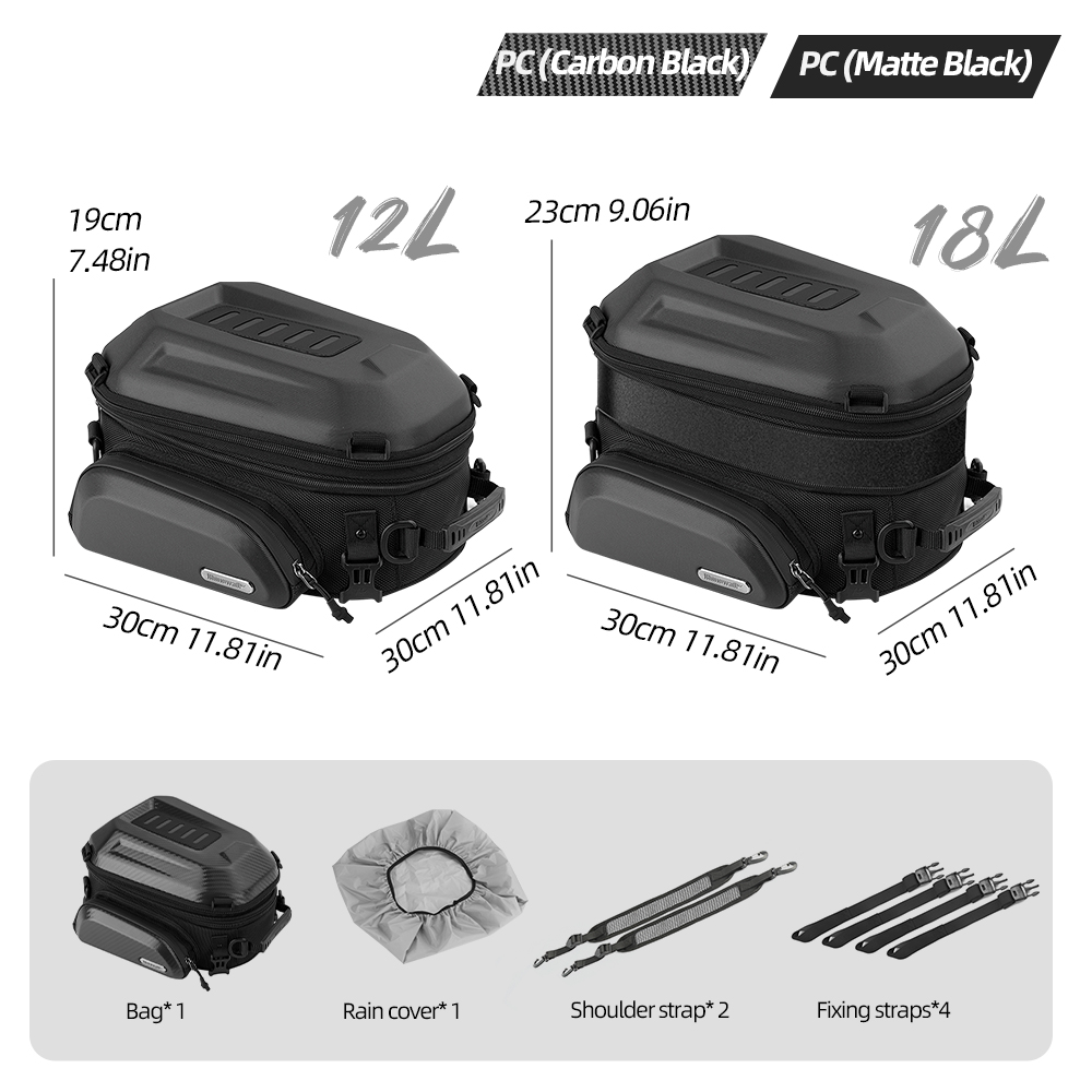 Rhinowalk Motorcycle Tail Bag  - Motorcycle Gear Bag ulasan dan harga