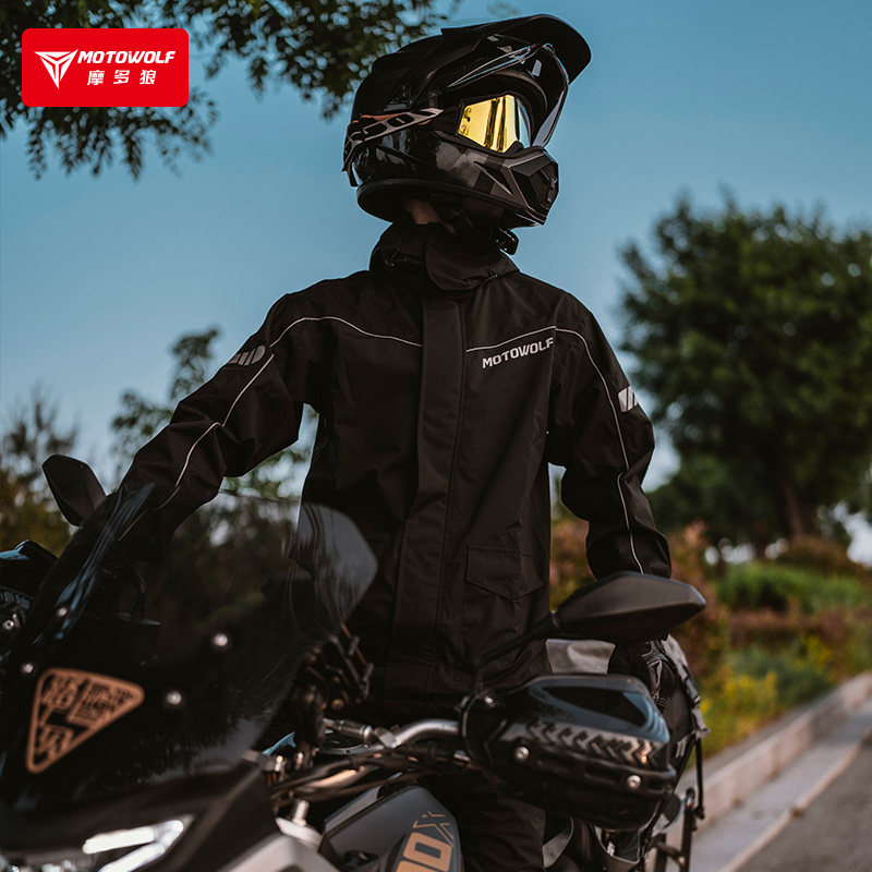 Motorcycle riding raincoat qui - Motorcycle Rain Suit ulasan dan harga