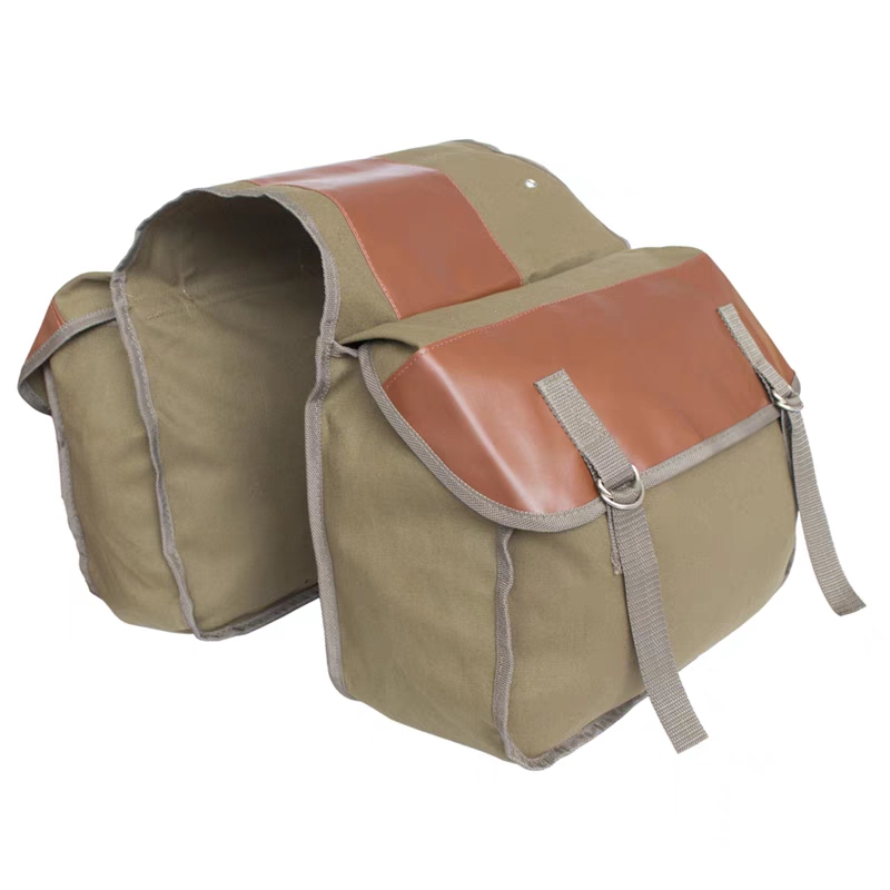 Canvas Leather Rear Saddlebag  - Motorcycle Gear Bag ulasan dan harga