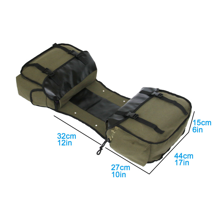 Canvas Leather Rear Saddlebag  - Motorcycle Gear Bag ulasan dan harga