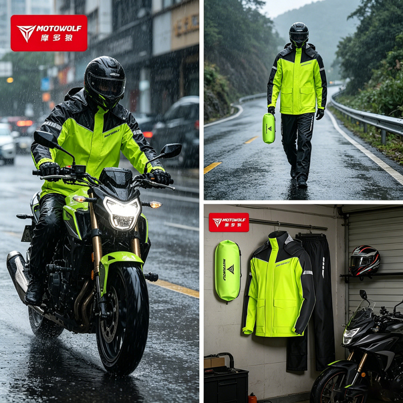 MOTOWOLF Motorcycle Raincoat A - Motorcycle Gear Mesh ulasan dan harga