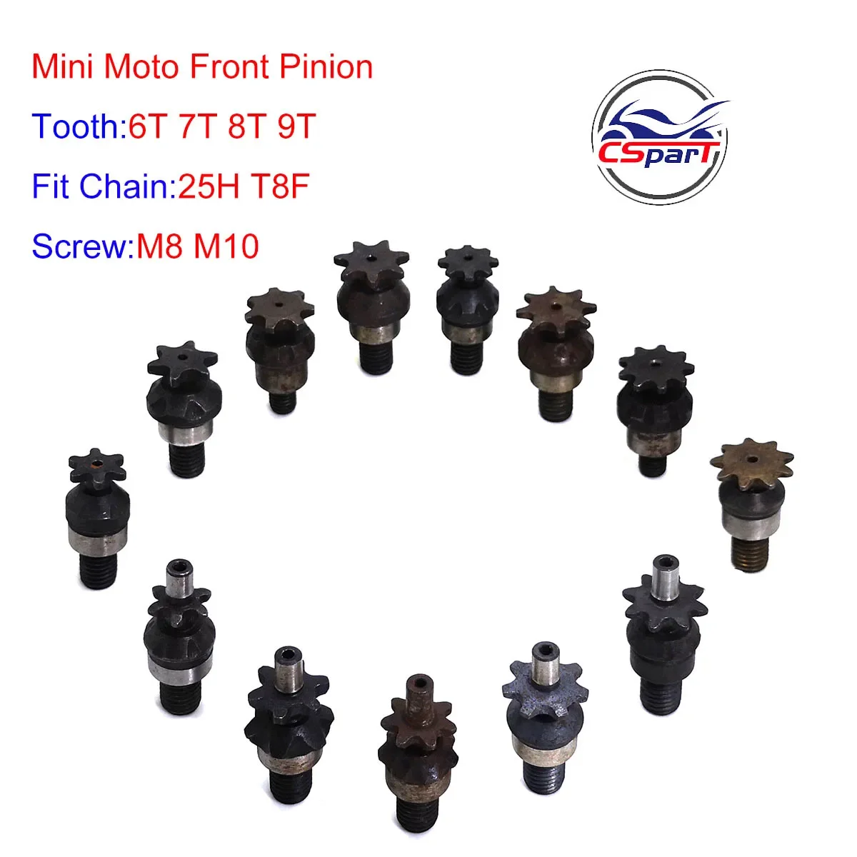 6T 7T 8T 9T 25H T8F M8 M10 Cha - Motorcycle Gear Rack ulasan dan harga