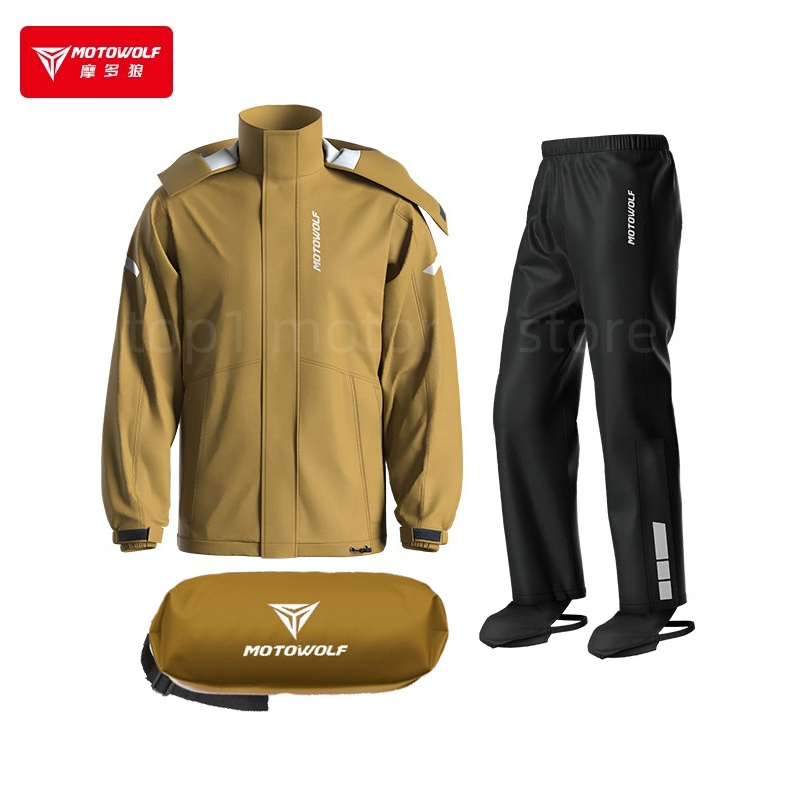 Men Motorcycle Rainsuit Parkas - Motorcycle Rain Suit ulasan dan harga