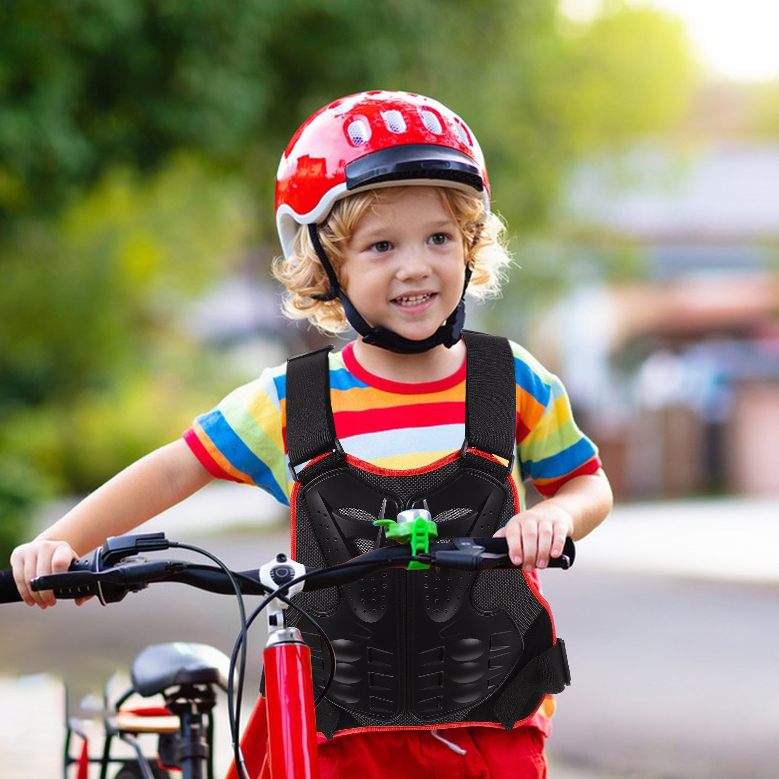 Children Riding Protective Ves - Motorcycle Gear Vest ulasan dan harga