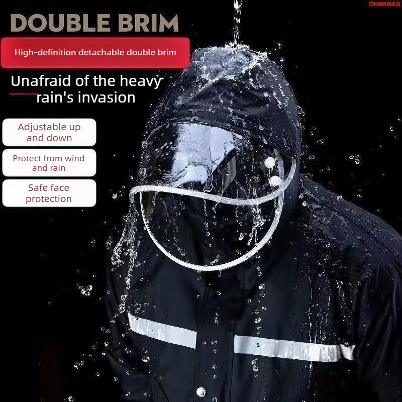 9XL Fat Man Reflective Waterpr - Motorcycle Rain Suit ulasan dan harga