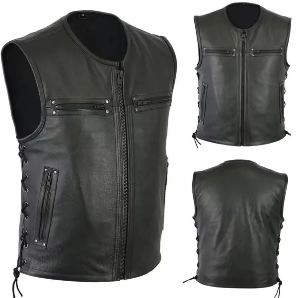 New Solid Color Stand Collar L - Motorcycle Gear Vest ulasan dan harga