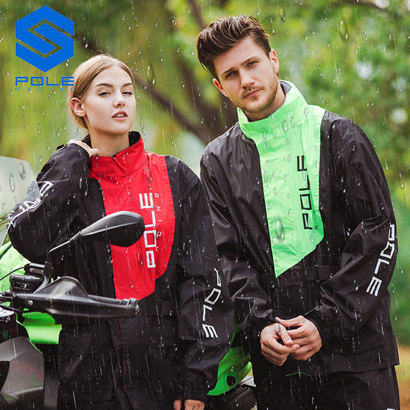POLE Motorcycle Raincoat Breat - Motorcycle Rain Suit ulasan dan harga