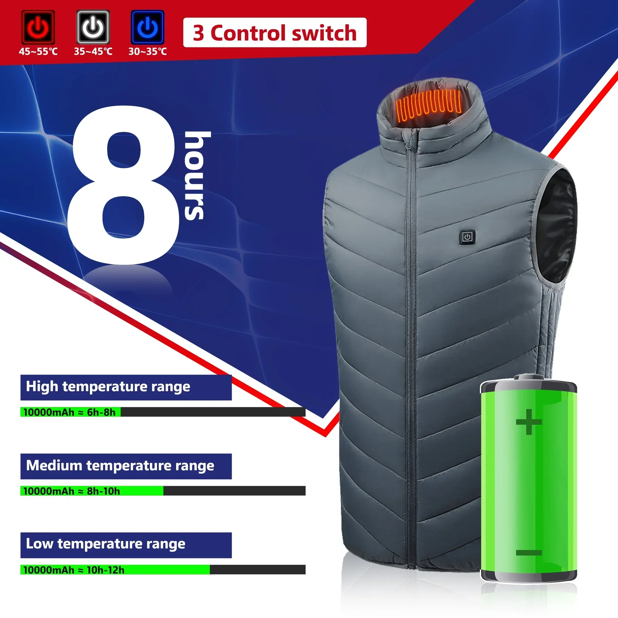 21 Heated Vest Electric Heated - Motorcycle Gear Vest ulasan dan harga
