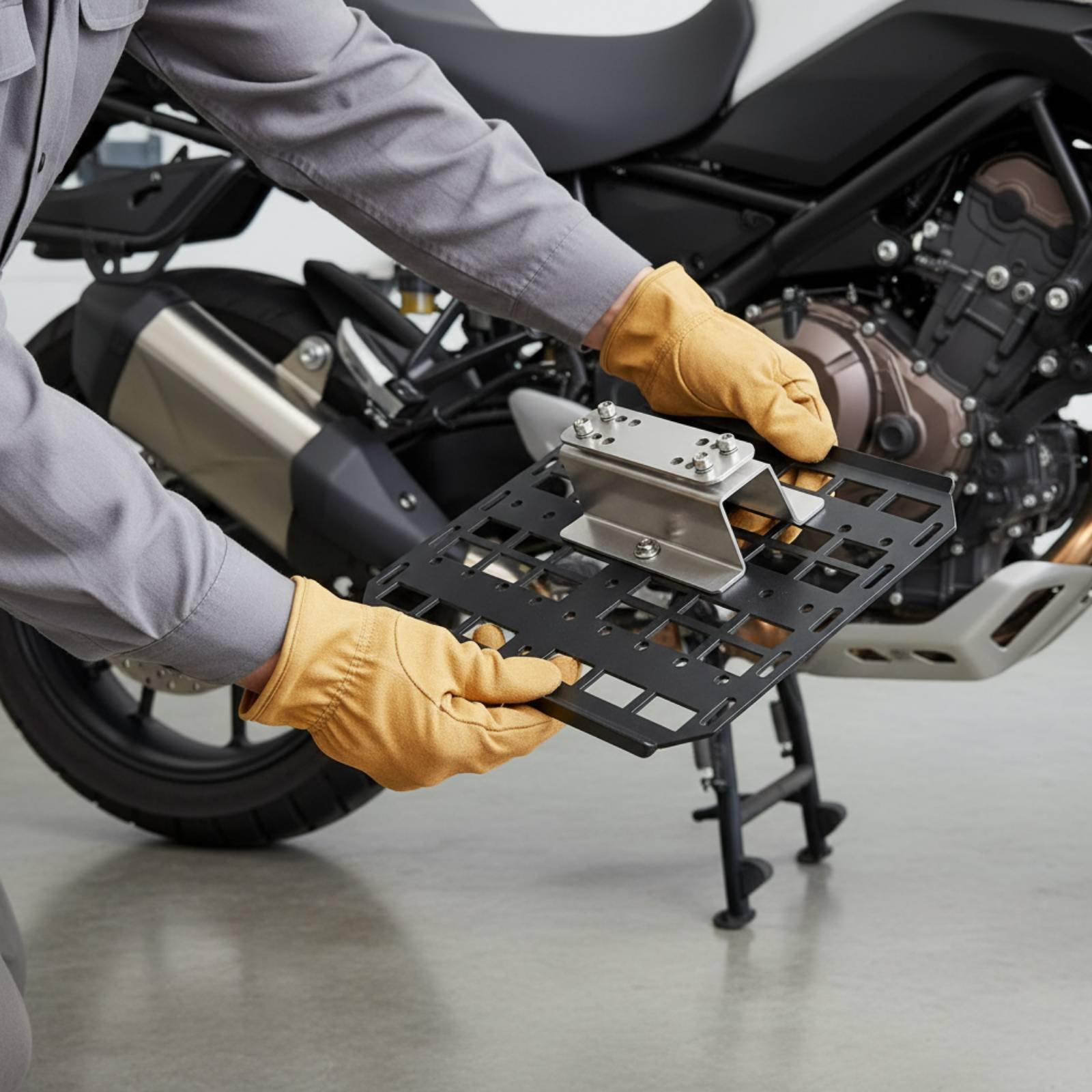Motorcycle Bag Side Rack Steel - Motorcycle Gear Bag ulasan dan harga