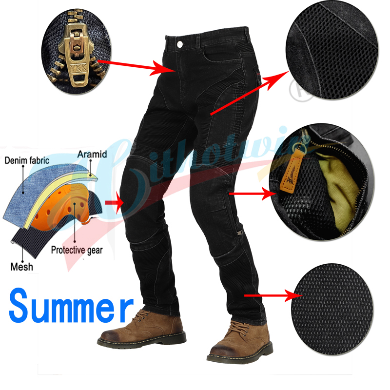 Motorcycle Pants Men Summer Me - Motorcycle Gear Mesh ulasan dan harga