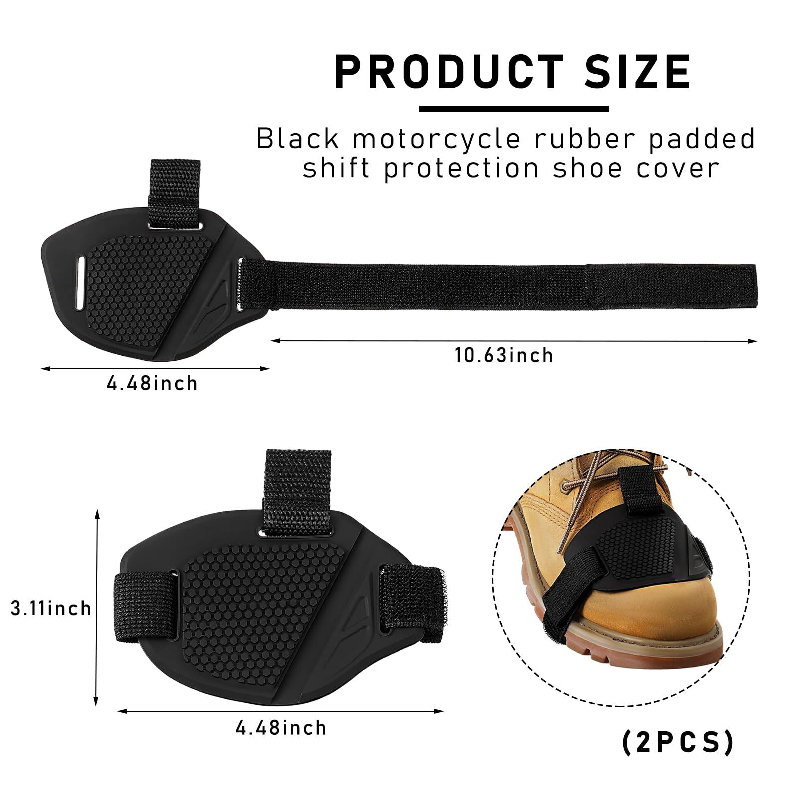 Honeycomb Anti-Slip Gear Shift - Motorcycle Gear Cover ulasan dan harga